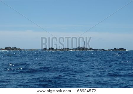 Landscape of the islanders of Formigas, Azores, Portugal