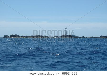 Landscape of the islanders of Formigas, Azores, Portugal