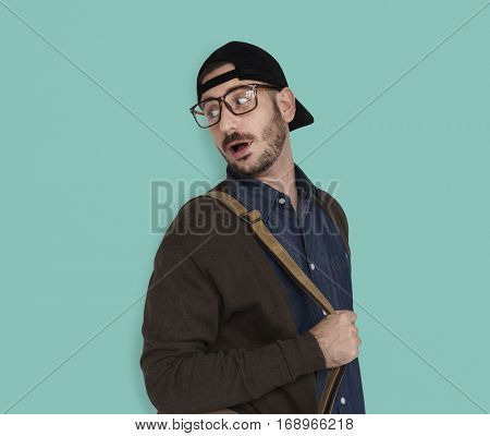 Caucasian Casual Man Snapback