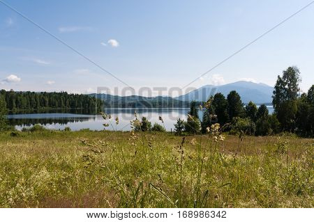 Beautiful siberian lakes. Tagasuk lake. Krasnoyarskii krai, Russia
