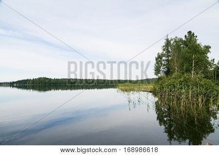 Beautiful siberian lakes. Tagasuk lake. Siberia, Russia