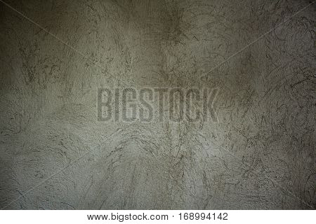Photograph of a wall with unpainted repellent finish.