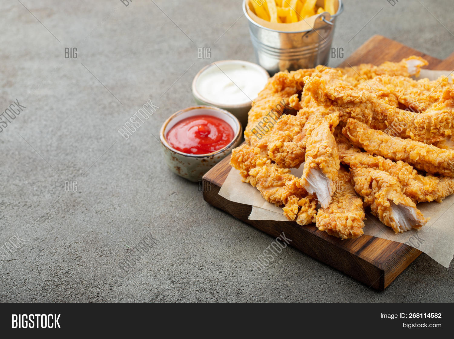 Breaded Chicken Strips Image & Photo (Free Trial) Bigstock