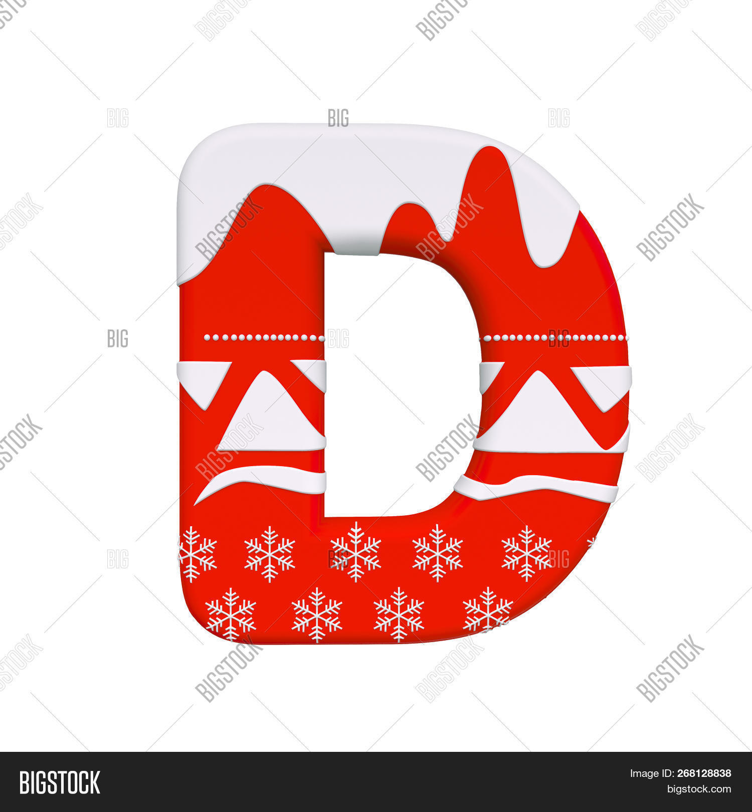 Christmas Letter D - Image & Photo (Free Trial) | Bigstock