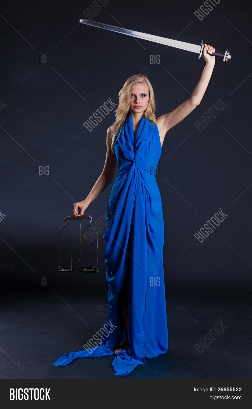 Statue Justice. Blond Image & Photo (Free Trial) Bigstock