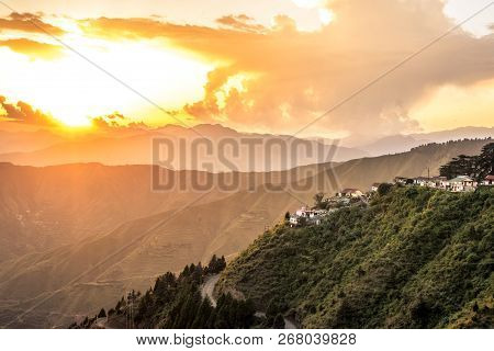 Photo Of Sunset In Himalayas Chakrata, Jaunsar-bawar, Uttrakhand, India