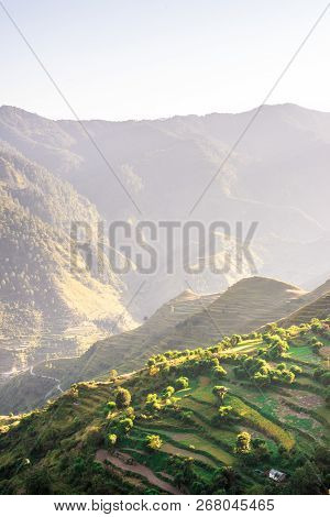 Photo Of Sunset In Himalayas Tehri Garhwal, Uttrakhand