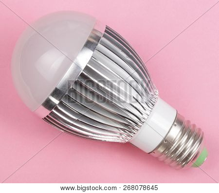 Led Tube Lamp At Dry Sunny Summer Day