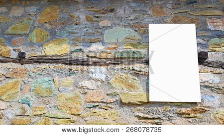 Blank Advertisement Billboard Sign Urban Public White Isolated Clipping Path Template Ad Banner Mock
