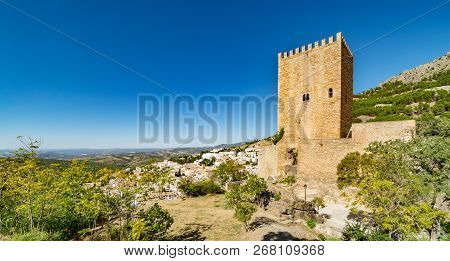 A Landscape View Over The Castle And Toen Of Cazorla, Spain