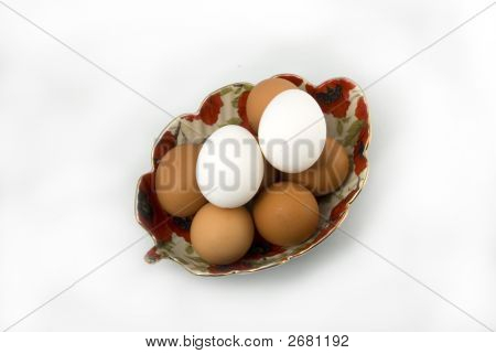 Eier in Schüssel
