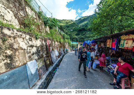 Dharchula, Uttrakhand, India - September 26, 2018 : Dharchula Market In Uttarakhand At Indo-nepal Bo