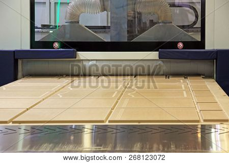 A Machine For The Production Of Furniture. The Industrial Production. Furniture Accessories.