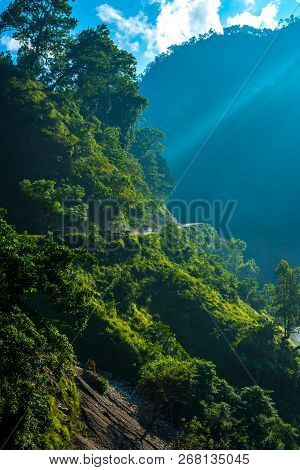 Landscape Of Himalayas - Jauljibi - India Nepal Border, Uttarakhand