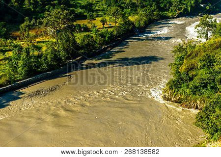 Sharda River In Himalayas - Jauljibi - India Nepal Border, Uttarakhand