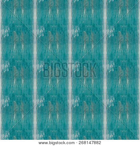 Seamless Photo Texture Of Wooden Planks With Blue Oil (some Blur)