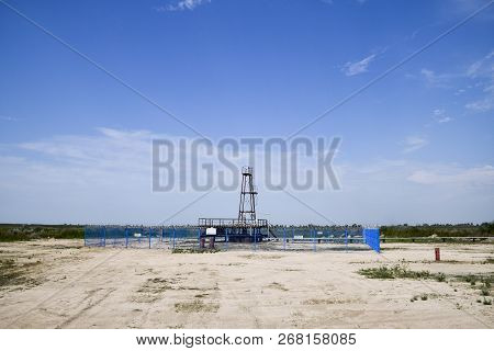 Oil Well. The Equipment And Technologies On Oil Fields.