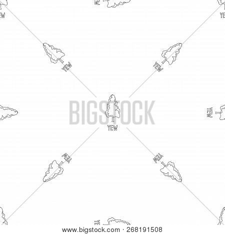 Yew Pattern Seamless Vector Repeat Geometric For Any Web Design
