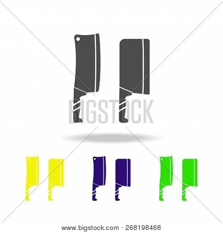 Hatchet Hatchets Multicolored Icon. Element Of Kitchenware Multicolored Icon. Signs, Outline Symbols