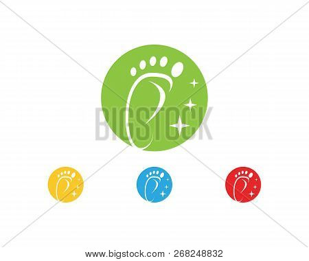 Foot Icon Sign Logo