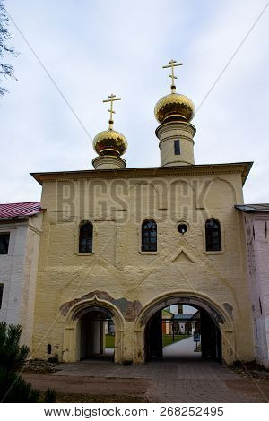 Tikhvin Assumption Monastery Fall 2018, A Russian Orthodox, Tihvin, Saint Petersburg Region, Russia