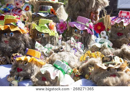 Belarusian National Doll. Flax Toys.handmade Product Made From Natural Materials