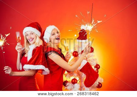 Bengal Lights. The Festive Bright. Celebration Champagne Party. Christmas, New Year Celebration. Iso
