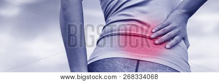 Back pain inflammation red zone medical treatment for sports injuy.