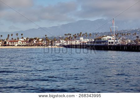 Santa Barbara Stearns Wharf in California, USA