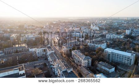 Aerial View Of Zhytomyr City In Ukraine