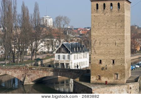 Torre barocca e ponte di Strasburgo