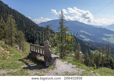 Beautiful Mountain Landscape Next To Werfenweng In The Salzburger Land