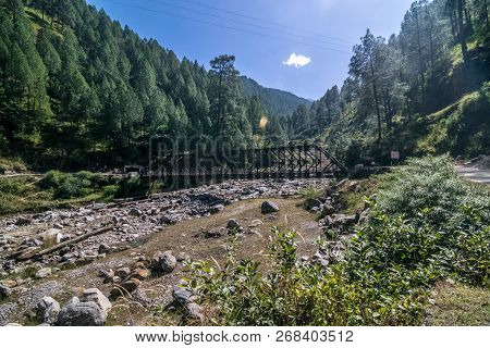 Iron Bridge In Himalayas - Sankri Range, Uttarakhand, India -