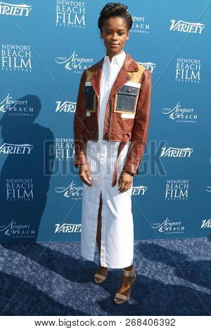 LOS ANGELES - NOV 11:  Letitia Wright at the 10 Actors to Watch & Newport Beach Film Festival Fall Honors at the Resort at Pelican Hill on November 11, 2018 in Newport Coast, CA