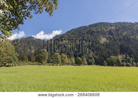 Beautiful Mountain Landscape Next To Werfenweng In The Salzburger Land