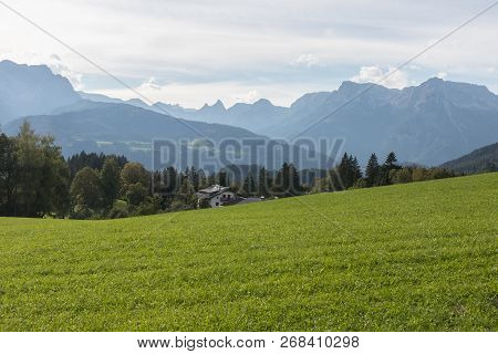Beautiful Mountain Landscape Next To Werfenweng In The Salzburger Land