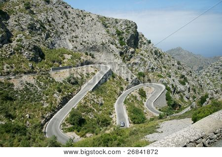Tramuntana bjergkæde, Mallorca, Baleariske Øer, Middelhavet