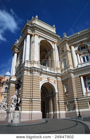 Building of Opera theater in Odessa, Ukraine