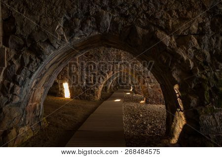 Shipyard Tersane, Alanya Historical Dockyard. Alanya, Antalya District, Turkey, Asia