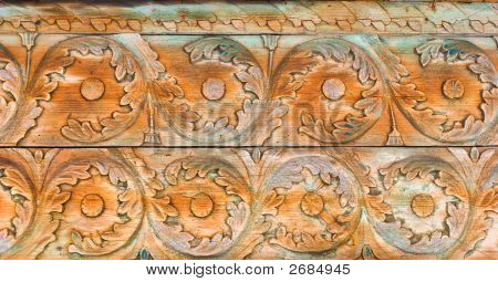 Ornamento in legno rustico