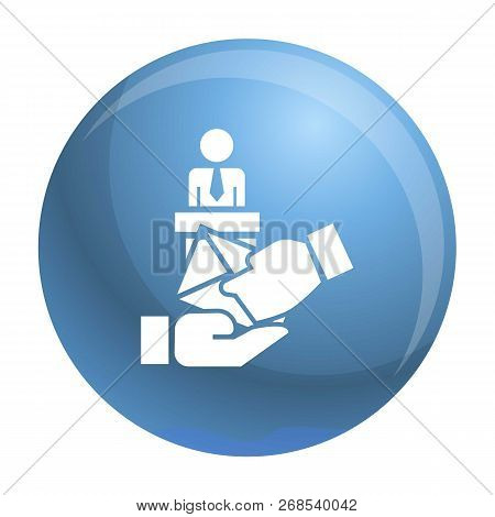 Bribery Political Candidate Icon. Simple Illustration Of Bribery Political Candidate Vector Icon For