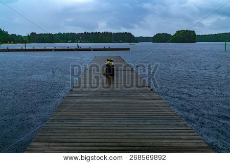 Landscape Of Lakes In Savonranta, Shouthern Savonia, Lakeland Region, Finland