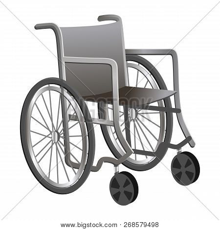 Wheelchair Icon. Cartoon Of Wheelchair Icon For Web Design Isolated On White Background