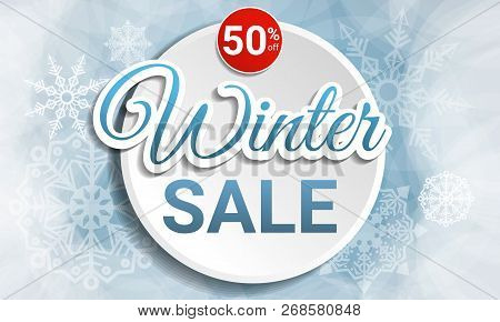 Final Winter Sale Concept Banner. Cartoon Illustration Of Final Winter Sale Concept Banner For Web D