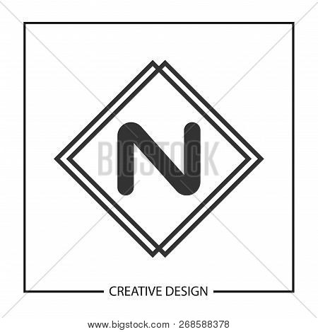 initial letter n logo vector photo free trial bigstock