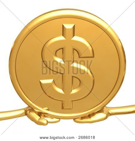 持有美元金币
