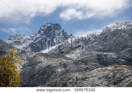 Lower Arkhyz, Karachay Cherkess Republic. Sofia Glacier