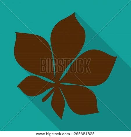 Flat Leaves Icons. Vector Illustration.