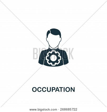 Occupation Icon. Premium Style Design From Teamwork Icon Collection. Ui And Ux. Pixel Perfect Occupa