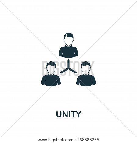 Unity Icon. Premium Style Design From Teamwork Icon Collection. Ui And Ux. Pixel Perfect Unity Icon 